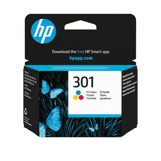 Obrázek HP 301 Tri- color Ink Cart, 3 ml, CH562EE (165 pages)