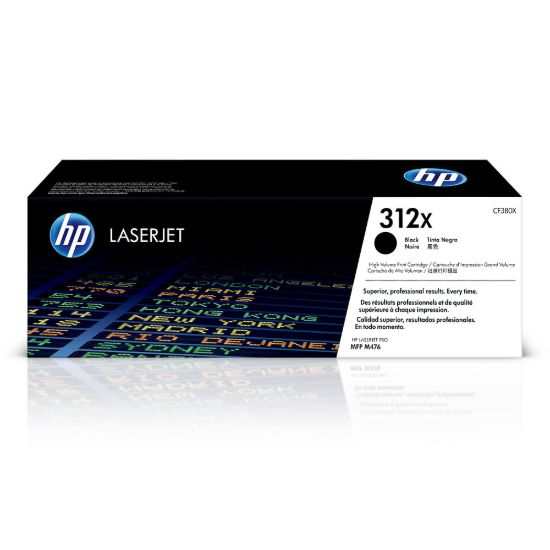 Obrázek HP 312X Black LJ Toner Cart, CF380X (4, 400 pages)