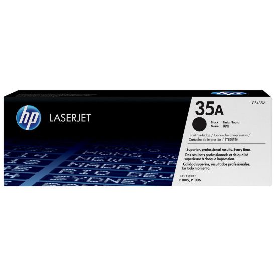 Obrázek HP 35A Black LJ Toner Cart, CB435A (1, 500 pages)