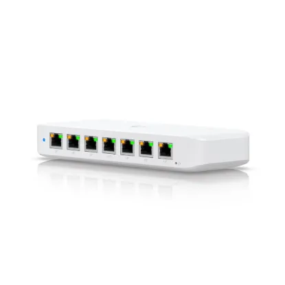 Obrázek Ubiquiti Switch L2 UniFi USW-Ultra, 8-Port Gigabit, 7x PoE+-out, 1x PoE++ in, PoE budget 42W, bez AC adaptéru