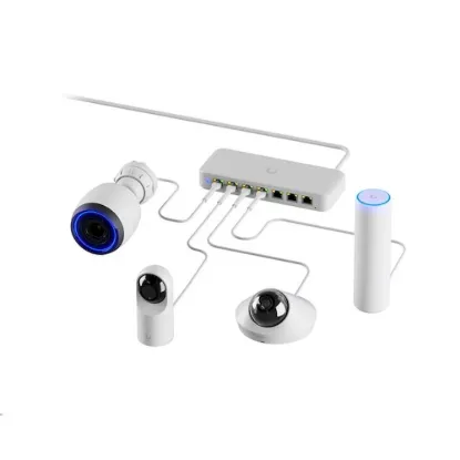 Obrázek Ubiquiti Switch L2 UniFi USW-Ultra, 8-Port Gigabit, 7x PoE+-out, 1x PoE++ in, PoE budget 42W, bez AC adaptéru