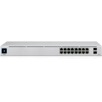 Obrázek Ubiquiti Switch L2 UniFi USW-16-POE, 16-Port Gigabit, 8x PoE-out Gen 2, PoE budget 42W