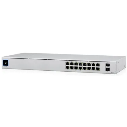 Obrázek Ubiquiti Switch L2 UniFi USW-16-POE, 16-Port Gigabit, 8x PoE-out Gen 2, PoE budget 42W