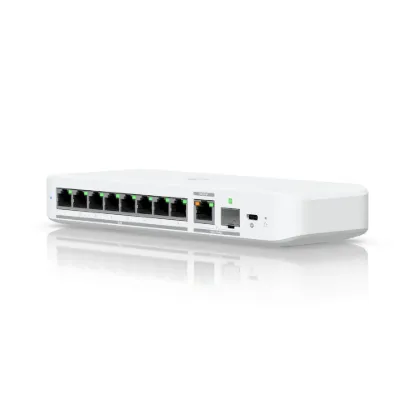 Obrázek Ubiquiti UniFi Switch Flex 2.5G (USW-Flex-2.5G-8), 8-Port 2.5Gbt, 1x 10GbE RJ45/SFP+, PoE-in, USB-C