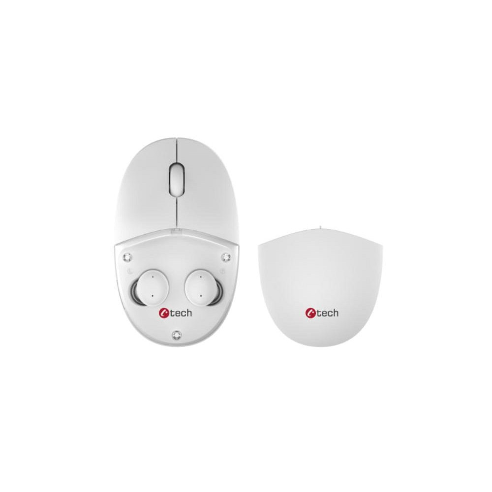 C TECH MYŠ S TWS SLUCHÁTKY DUAL MODE WLM 21 BEZDRÁTOVÁ BT50 2 4GHZ 1600DP I 3 TLAČÍTKA USB NANO RECEIVER 4