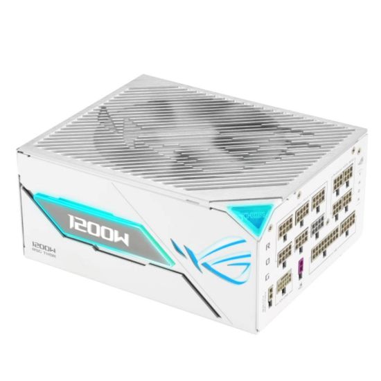 Obrázek ASUS zdroj ROG Thor 1200 W WHITE Platinum III, 135mm, Plně modulární, 80 Plus Platinum, ATX 3.1
