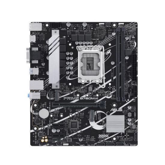 Obrázek BAZAR - ASUS MB Sc LGA1700 PRIME B760M- K, Intel B760, 2xDDR5, 1xHDMI, 1xVGA, mATX (Bez příslušenství)