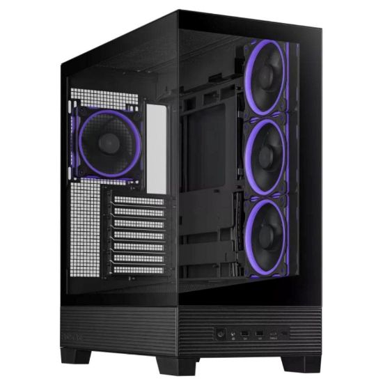 Obrázek BAZAR - ASUS case A31 PLUS TG ARGB, Mid Tower, Průhledná bočnice, 4 x 120mm ARGB Fan, ARGB Hub, černá, Po…