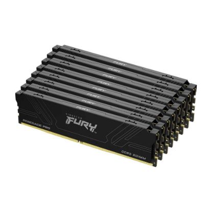 Obrázek KINGSTON DIMM DDR5 128 GB (Kit of 8) 7600MT/ s CL40 FURY Renegade Pro Black