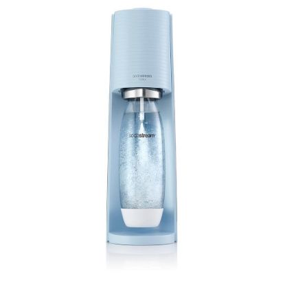 Obrázek SodaStream Terra Blue výrobník sody, mechanický, 1l láhev SodaStream Fuse, bombička s CO2, modrý