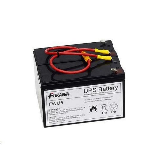 Obrázek Baterie - FUKAWA FWU- 5 náhradní set baterií za RBC5 (12V/ 7Ah, 2ks)