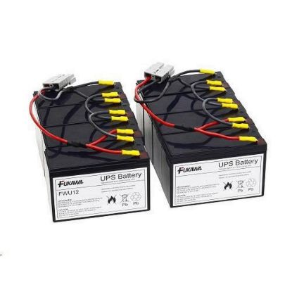Obrázek Baterie - FUKAWA FWU- 12 náhradní set baterií za RBC12 (12V/ 7Ah, 8ks)