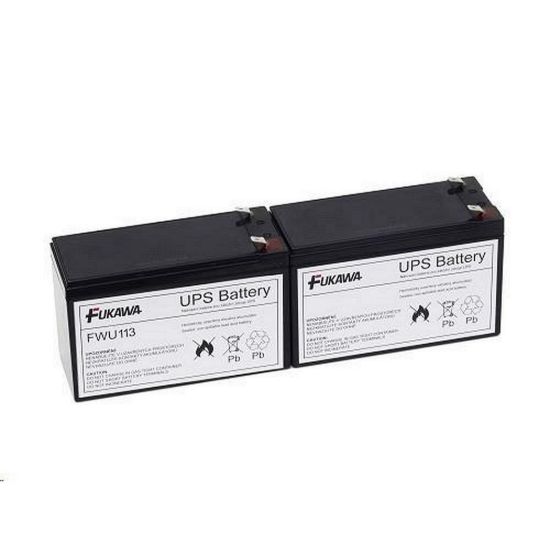 Obrázek Baterie - FUKAWA FWU- 113 sada baterií za APCRBC113 (12V/ 7Ah, 2ks)