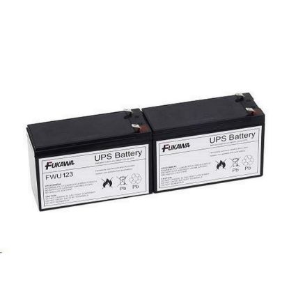 Obrázek Baterie - FUKAWA FWU- 123 sada baterií za APCRBC123 (12V/ 7Ah, 2ks)