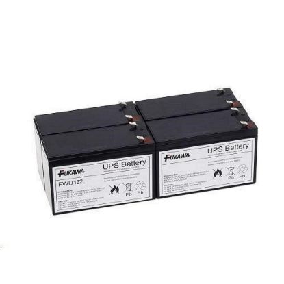 Obrázek Baterie - FUKAWA FWU- 132 sada baterií za APCRBC132 (12V/ 7Ah, 4ks)