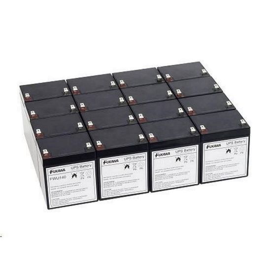 Obrázek Baterie - FUKAWA FWU- 140 sada baterií za APCRBC140 (12V/ 5Ah, 16ks)
