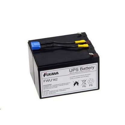 Obrázek Baterie - FUKAWA FWU- 142 náhradní set baterií za APCRBC142 (12V/ 9Ah, 2ks)