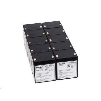 Obrázek Baterie - FUKAWA FWU- 143 sada baterií za APCRBC143 (12V/ 5Ah, 10ks)