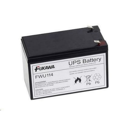 Obrázek Baterie - FUKAWA FWU- 114 náhradní baterie za APCRBC114 (12V/ 7Ah)