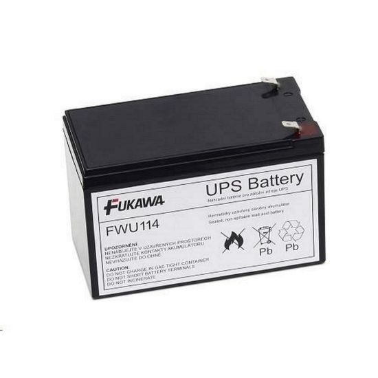 Obrázek Baterie - FUKAWA FWU- 114 náhradní baterie za APCRBC114 (12V/ 7Ah)