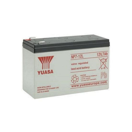 Obrázek Baterie - YUASA NP7- 12L (12V/ 7Ah - Faston F2 250), životnost 5let