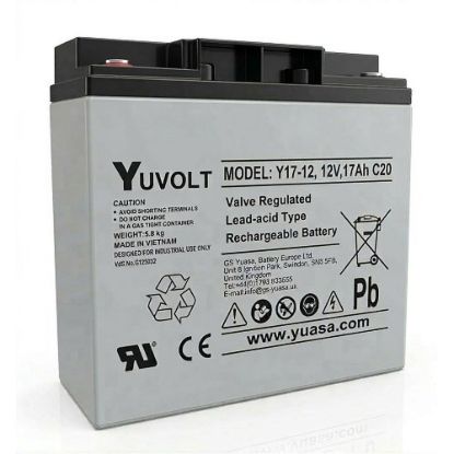 Obrázek Baterie - YUVOLT Y17- 12FR (12V; 17Ah; závit M5; životnost 3- 5let)