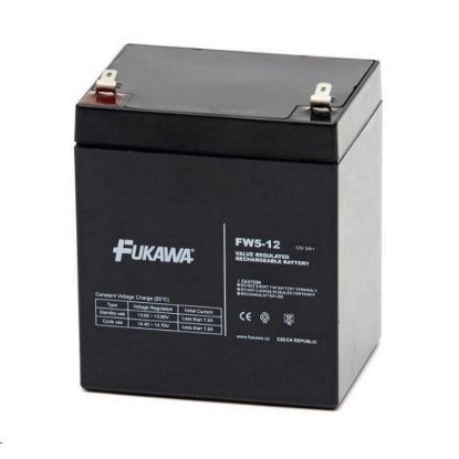 Obrázek Baterie - FUKAWA FW 5- 12 U (12V/ 5Ah - Faston 187), životnost 5let