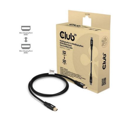 Obrázek Club3D Kabel MiniDisplayPort 2.1 Certifikovaný, 10K60 Hz, DSC1.2, UHBR10, 1m
