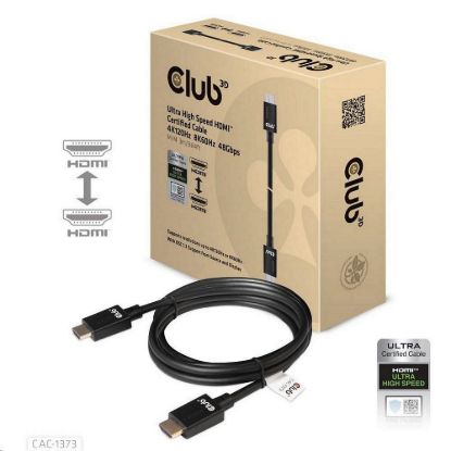 Obrázek Club3D Kabel Ultra Rychlý HDMI™ Certifikovaný, 4K 120 Hz, 8K60 Hz, 48Gbps M/ M, 3m, 28 AWG