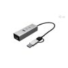 Obrázek i- tec USB- C/ USB- A Metal HUB 3 (2x USB- C, 1x USB- A) Port + 2.5GLAN
