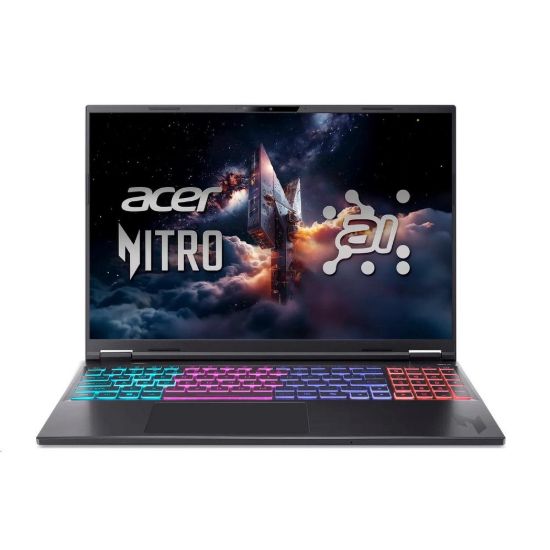 Obrázek BAZAR - ACER NTB Nitro 16S AI (AN16S- 61- R5Z8), AI 9 365, 16" 2560 x 1600, 32 GB, 1 TB SSD, RTX 5060, W11 Home, Black…