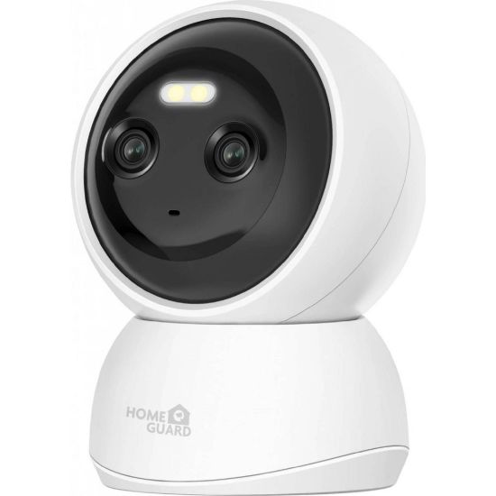 Obrázek iGET HOMEGUARD HGWIP222 - Dual lens IP kamera, 2K rozlišení, 2x optika, se zvukem a nočním viděním