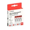 Obrázek VERBATIM Nabíjecí baterie AAA USB- C 4- Pack 500 mAh