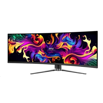 Obrázek MSI LCD MPG 491CQPX QD- OLED, 49", 5120 x 1440, QD- OLED, 0, 03 ms, VESA 100 x 100, Black
