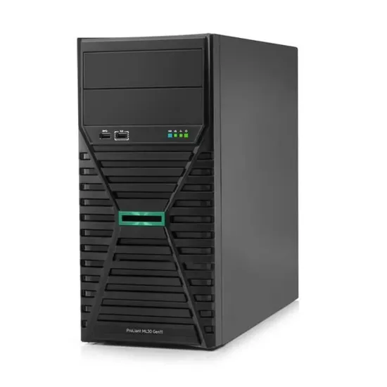 Obrázek HPE PL ML30g11 6315P (2.8- 5.2G/ 4C4T) 1 x 32G 2 x 1 TB SATA 4LFF- NHP 1 x 350 VROC 4p1G NBD311 Smart Choice