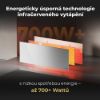 Obrázek AENO GH3s Chytré Topení, infrared + konvekce, tvrzené sklo,LED displej, 700W, Bílá