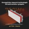 Obrázek AENO GH1s Chytré Topení, infrared + konvekce, tvrzené sklo, 700W, Bílá