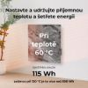 Obrázek AENO GH13s Quadro Chytré Topení, infrared + konvekce, tvrzené sklo, 500W, 50x50cm, Antique marble - LIMITOVANÁ EDICE