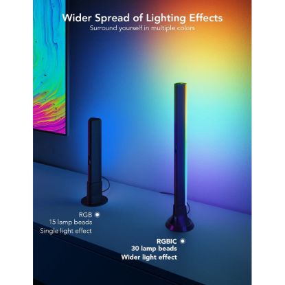 Obrázek Govee SMART LED RGBIC Panel 38cm pro TV 43- 75" - 2ks