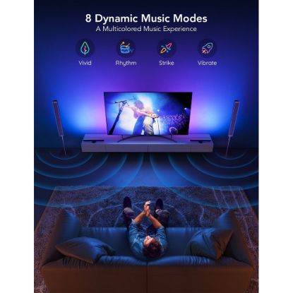 Obrázek Govee SMART LED RGBIC Panel 38cm pro TV 43- 75" - 2ks