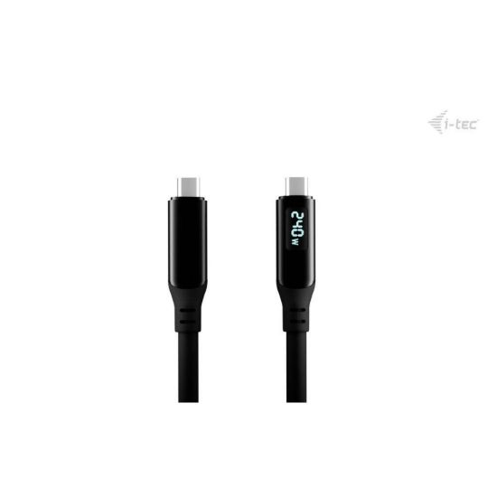 Obrázek i- tec Thunderbolt 4/ USB4 Class Pro Cable 240 W with LCD (40 Gbps, 150 cm)