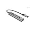Obrázek i- tec USB- C/ USB- A Metal HUB 6 port (3x USB- C, 3x USB- A), LAN, Power Delivery 85 W