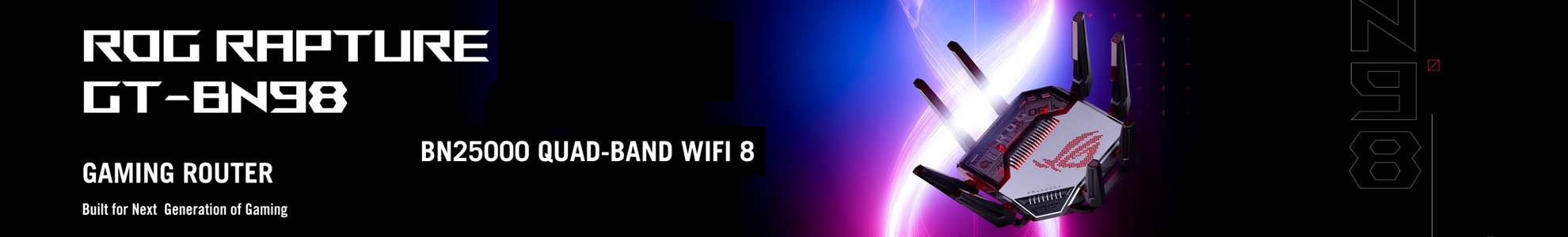 ASUS ROG Rapture GT-BN98, 4-pásmový WiFi 8 Router