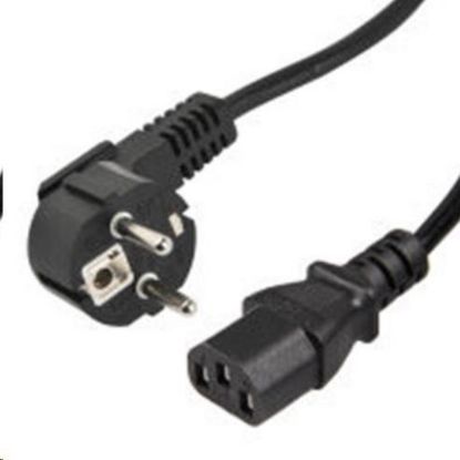 Obrázek Kabel síťový PC k AC adaptéru 3 žilový 230V - 1m