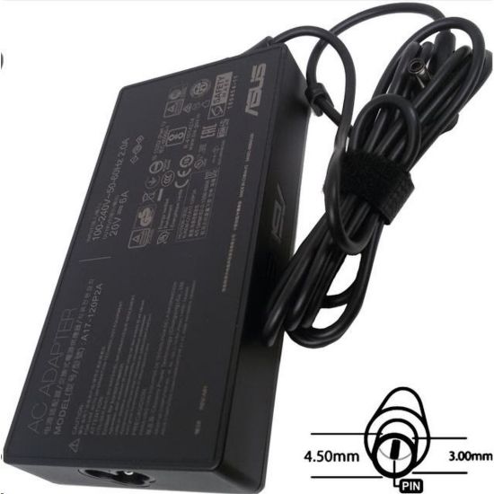 Obrázek ADAPTER 120 W 20V 3P(4.5PHI) orig. ASUS