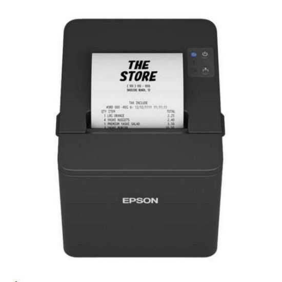 Obrázek Epson TM- T20IV, USB, RS232, LAN, 8 dots/ mm (203 dpi), řezačka, černá