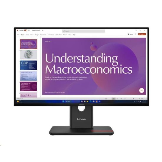 Obrázek LENOVO LCD ThinkVision T24D- 40 - 23.8", IPS, mat, 16: 9, 1920 x 1080, 178°/ 178°, 4/ 6 ms, 250cd/ m2, 1500: 1, DP…