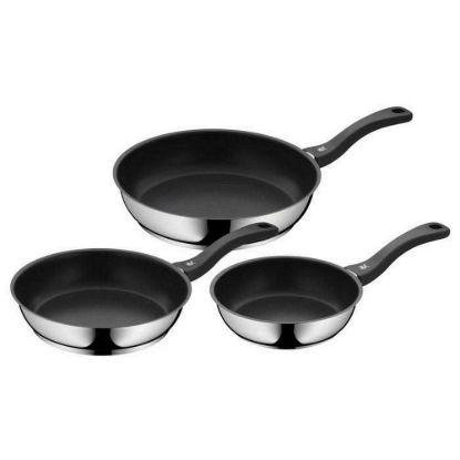 Obrázek WMF sada pánví Devil, 3 kusy, 20 cm + 24 cm + 28 cm, nerezová ocel