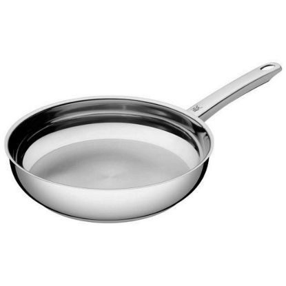 Obrázek WMF Profi nerezová pánev mělká 24 cm Cromargan nerezová ocel 18/ 10, dno TransTherm, vhodné pro indukci, ergonomická